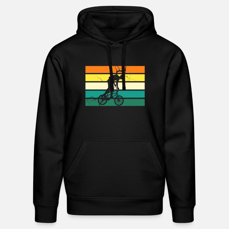 Vélo VTT - Sweat à capuche bio DRUMMER Stanley/Stella Unisexe - noir