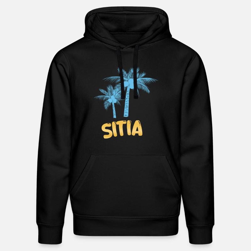 Sitia - Sweat à capuche bio DRUMMER Stanley/Stella Unisexe - noir