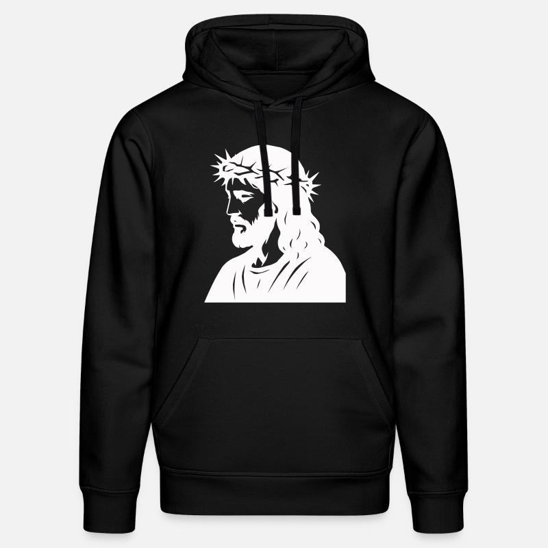 jesus - Stanley/Stella Unisex Bio-Hoodie DRUMMER  - Schwarz