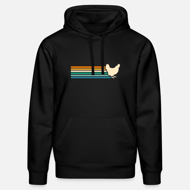 Poules Poule - Sweat à capuche bio DRUMMER Stanley/Stella Unisexe - noir