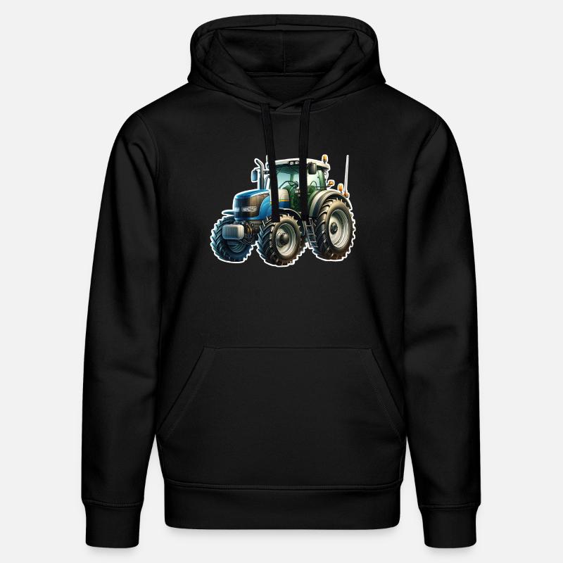 Tracteur - Sweat à capuche bio DRUMMER Stanley/Stella Unisexe - noir