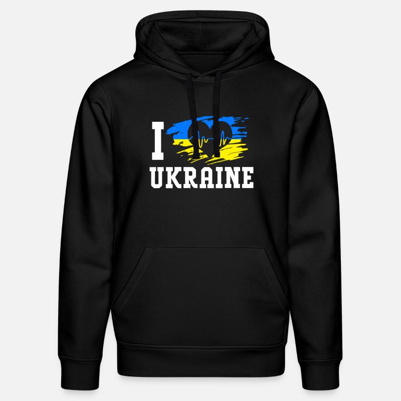 Ukraine - Sweat à capuche bio DRUMMER Stanley/Stella Unisexe - noir