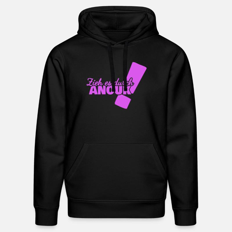 Anouk comme prénom - Sweat à capuche bio DRUMMER Stanley/Stella Unisexe - noir