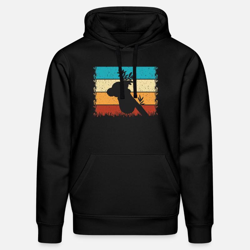 Koala - Stanley/Stella Unisex Bio-Hoodie DRUMMER  - Schwarz