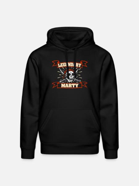 Gift for Marty - Stanley/Stella DRUMMER Unisex Organic Hoodie - black