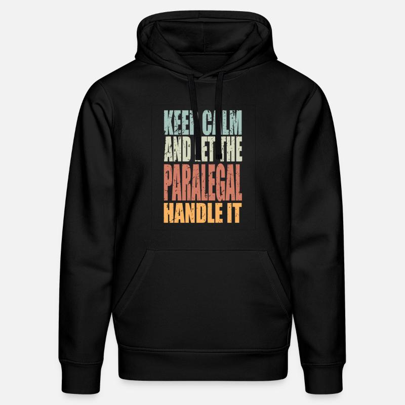 Verdict du parajuriste Keep Calm - Sweat à capuche bio DRUMMER Stanley/Stella Unisexe - noir
