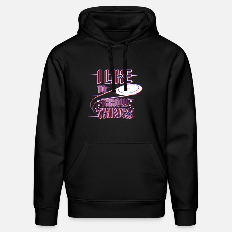 Frisbee throw things - Stanley/Stella Unisex Bio-Hoodie DRUMMER  - Schwarz