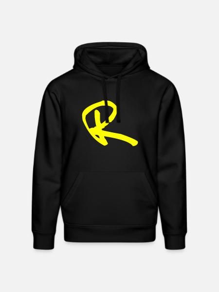 Buchstabe R - Stanley/Stella Unisex Bio-Hoodie DRUMMER  - Schwarz