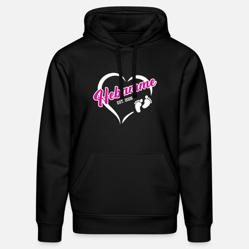 Hebamme 2026 Beruf Hebammenstudium Geburtshilfe - Stanley/Stella Unisex Bio-Hoodie DRUMMER  - Schwarz