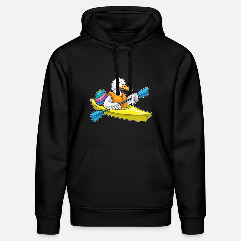 Kayak de Pâques canard - Sweat à capuche bio DRUMMER Stanley/Stella Unisexe - noir