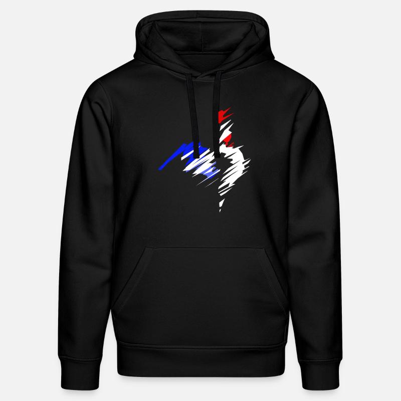 coq - Sweat à capuche bio DRUMMER Stanley/Stella Unisexe - noir