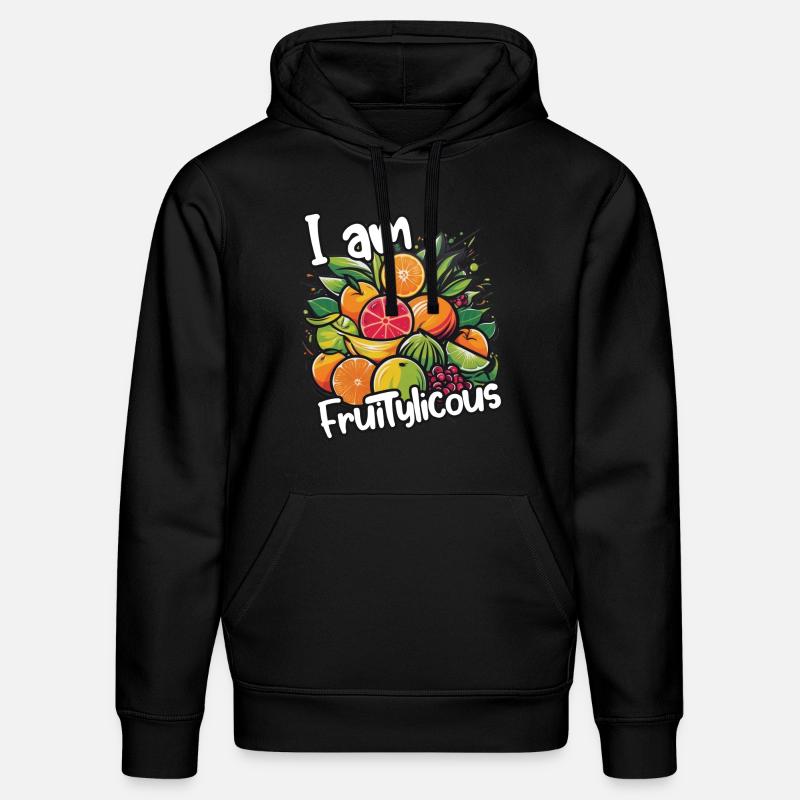 Fruity Licious: A Fruity Statement - Stanley/Stella Unisex Bio-Hoodie DRUMMER  - Schwarz