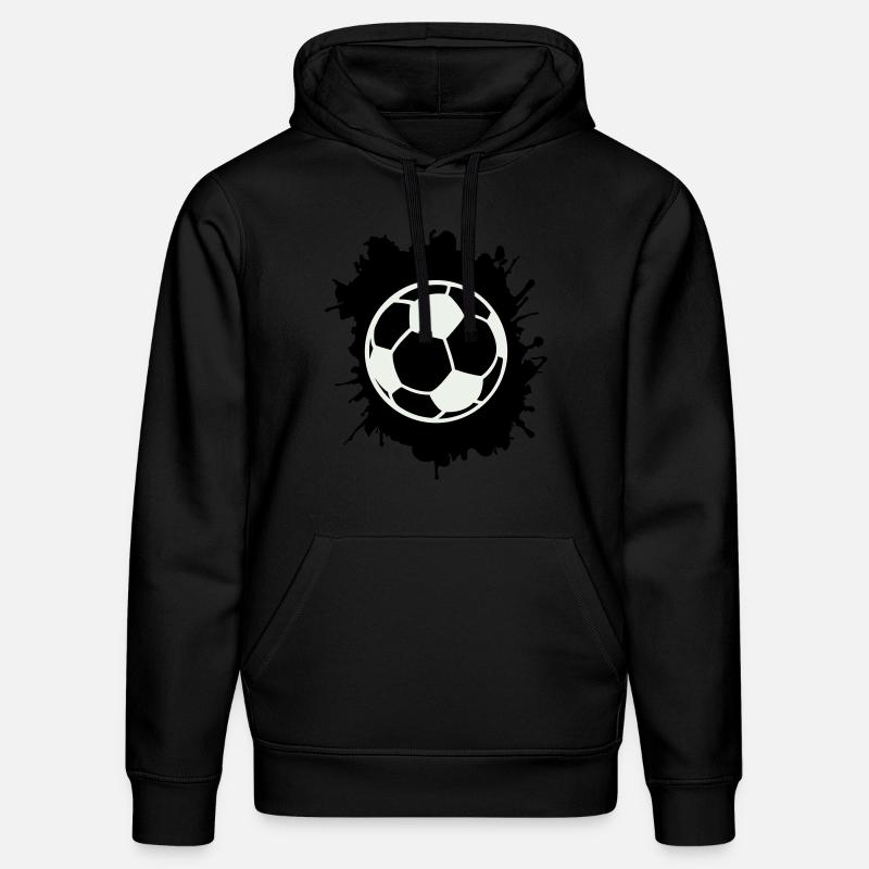 fußball klecks - Stanley/Stella Unisex Bio-Hoodie DRUMMER  - Schwarz