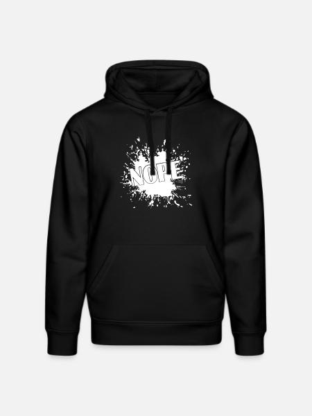 Nope - Stanley/Stella Unisex Bio-Hoodie DRUMMER - Schwarz
