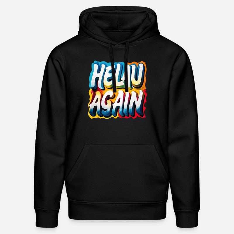 Helau Again Carnaval Carnaval - Sweat à capuche bio DRUMMER Stanley/Stella Unisexe - noir