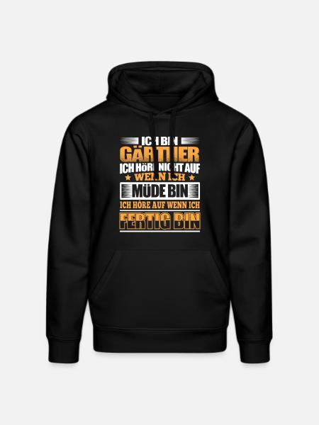 GÄRTNER - Der Fertigsteller - Stanley/Stella Unisex Bio-Hoodie DRUMMER - Schwarz
