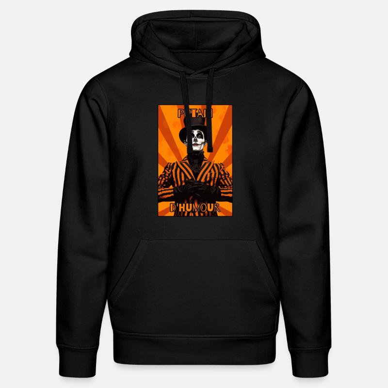 D’Humour: Mème français - Sweat à capuche bio DRUMMER Stanley/Stella Unisexe - noir
