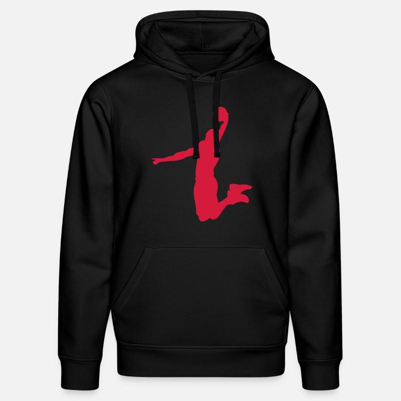 basketball dunk player2 - Sweat à capuche bio DRUMMER Stanley/Stella Unisexe - noir