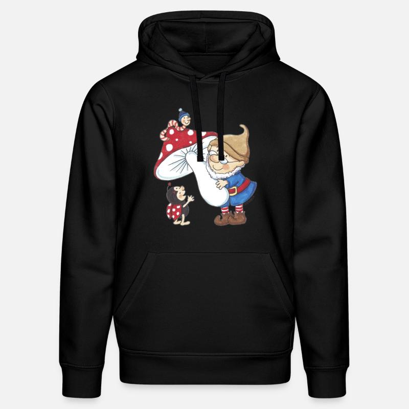 Wichtel_04 - Sweat à capuche bio DRUMMER Stanley/Stella Unisexe - noir