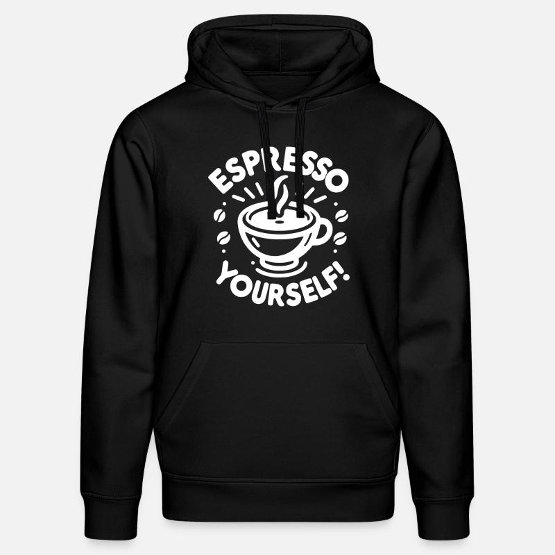 Espresso vous-même ! - Sweat à capuche bio DRUMMER Stanley/Stella Unisexe - noir