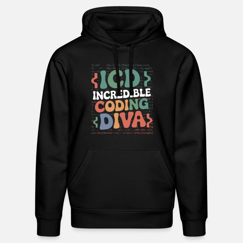 Leidenschaftliche Codierkunst - Stanley/Stella Unisex Bio-Hoodie DRUMMER - Schwarz