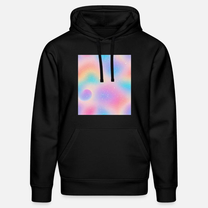 L’œil dans l’abstraction - Sweat à capuche bio DRUMMER Stanley/Stella Unisexe - noir