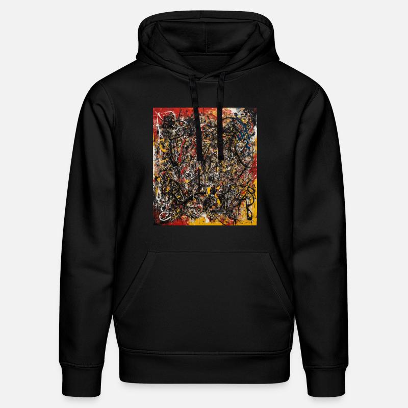 Abstrait - Sweat à capuche bio DRUMMER Stanley/Stella Unisexe - noir