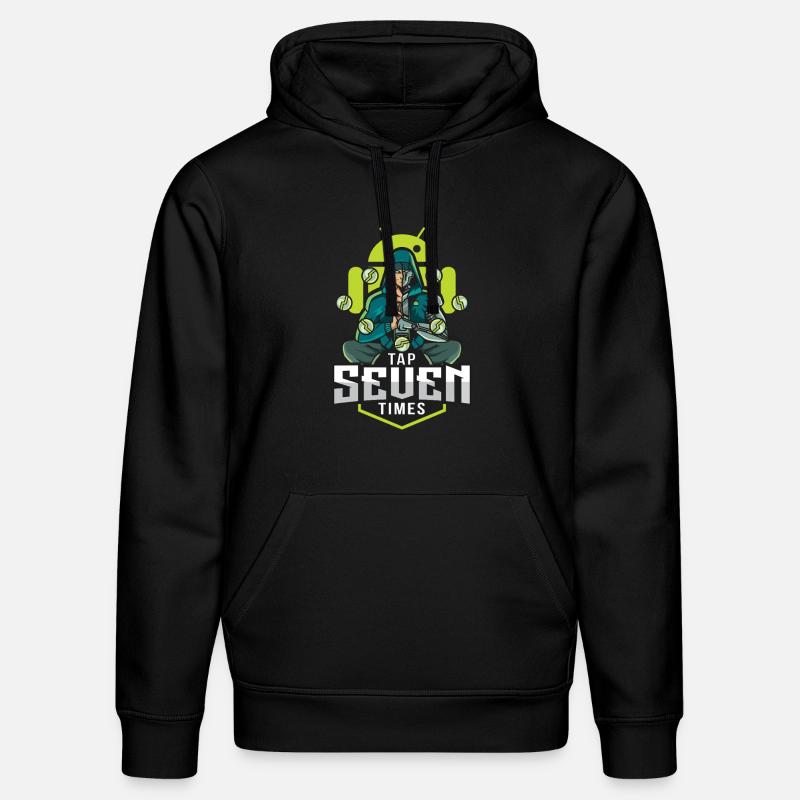 Android-Entwicklermodus - Stanley/Stella Unisex Bio-Hoodie DRUMMER  - Schwarz