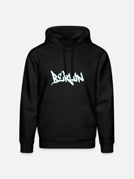 Berlin - Stanley/Stella Unisex Bio-Hoodie DRUMMER - Schwarz