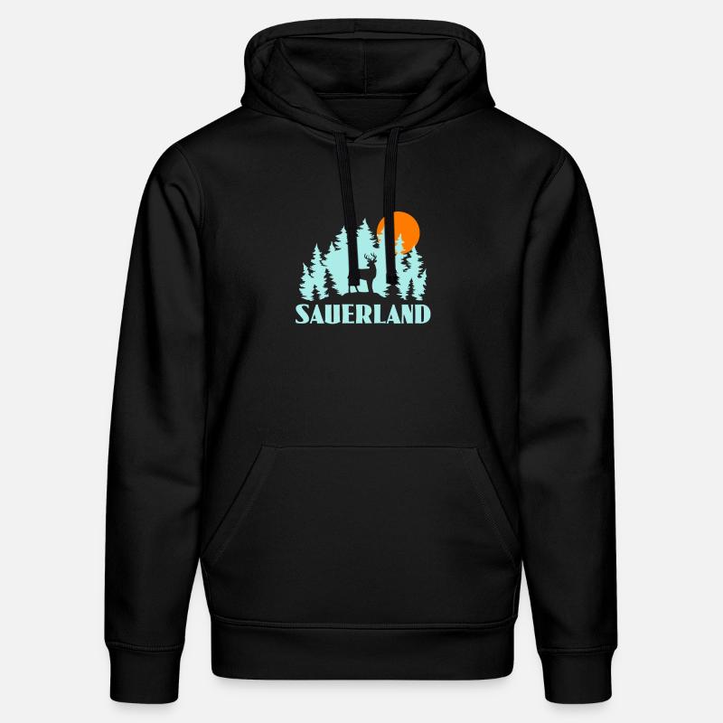 Sauerland - Stanley/Stella Unisex Bio-Hoodie DRUMMER  - Schwarz