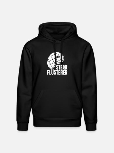 Steak Whisperer - Stanley/Stella DRUMMER Unisex Organic Hoodie - black