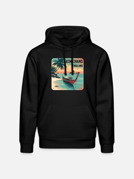 Koh Chang - Stanley/Stella Unisex Bio-Hoodie DRUMMER - Schwarz