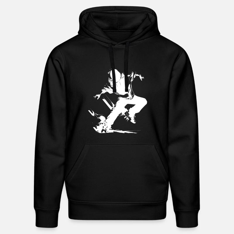 Breakdance Garçon - Sweat à capuche bio DRUMMER Stanley/Stella Unisexe - noir