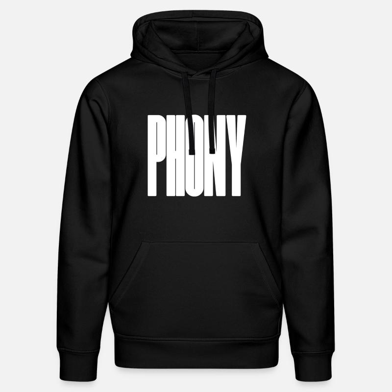 Bidy - Conception typographique audacieuse - Sweat à capuche bio DRUMMER Stanley/Stella Unisexe - noir