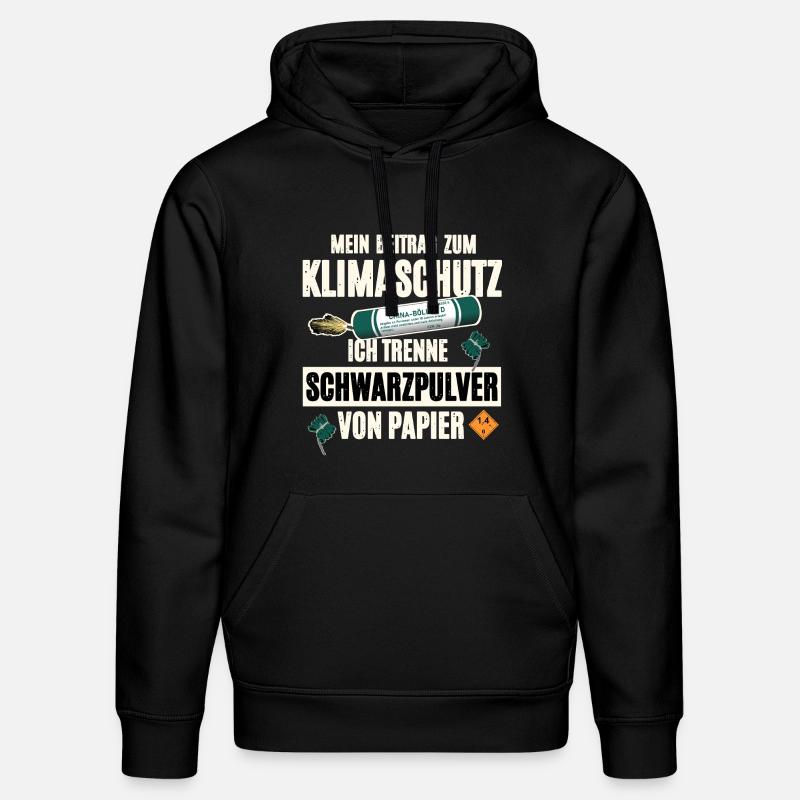 Pyrotechniker Pyro - Stanley/Stella Unisex Bio-Hoodie DRUMMER  - Schwarz