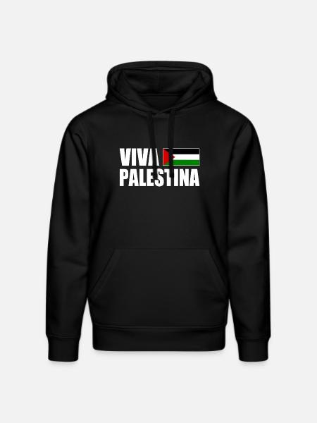 Viva palestina - Stanley/Stella DRUMMER Unisex Organic Hoodie - black
