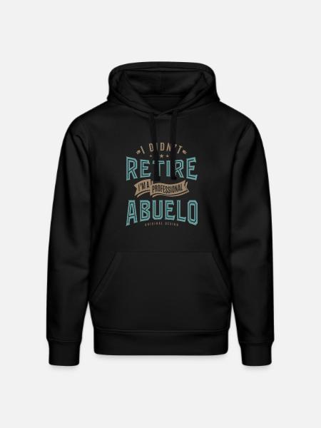 Professional Abuelo - Stanley/Stella DRUMMER Unisex Organic Hoodie - black