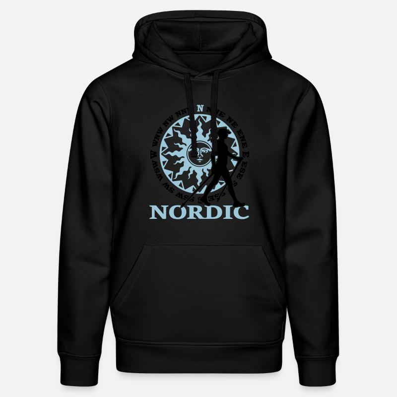 Nordic 2C - Farbwechsel - Stanley/Stella Unisex Bio-Hoodie DRUMMER - Schwarz
