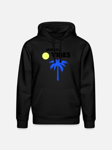 jamaica vibes - Stanley/Stella Unisex Bio-Hoodie DRUMMER - Schwarz