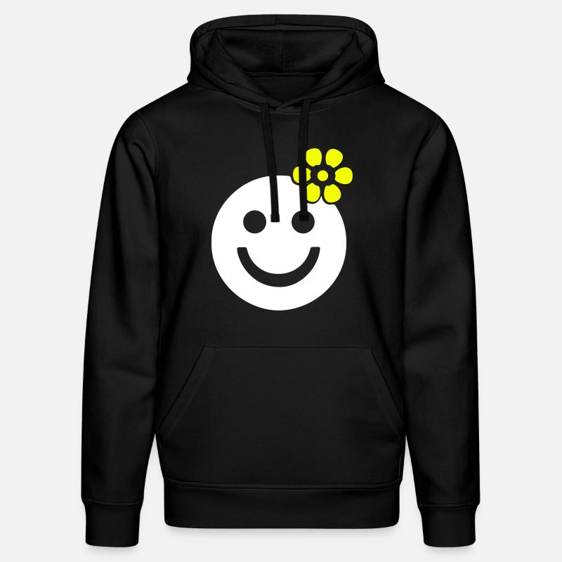 été printemps fleur gaie tournesol - Sweat à capuche bio DRUMMER Stanley/Stella Unisexe - noir