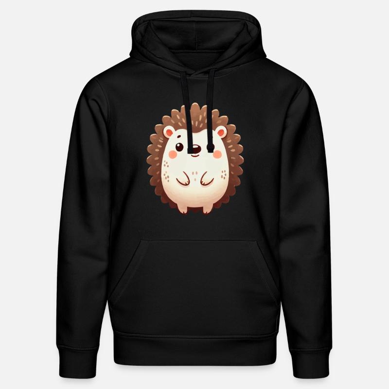 Hérisson - Sweat à capuche bio DRUMMER Stanley/Stella Unisexe - noir