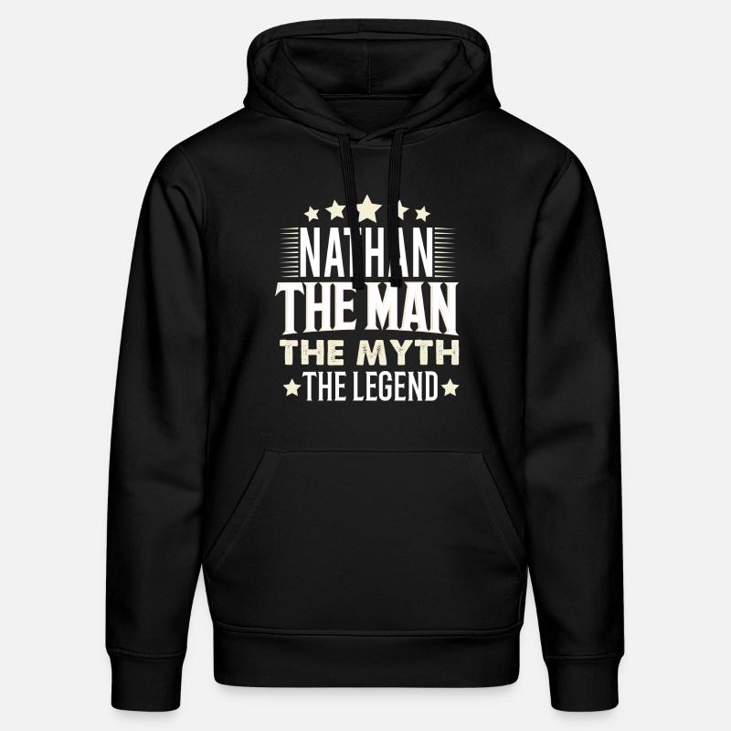 Nathan - Stanley/Stella Unisex Bio-Hoodie DRUMMER  - Schwarz