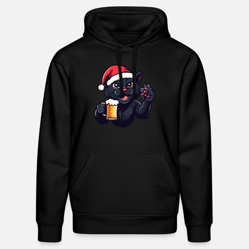 Bière Panther Noël Noël - Sweat à capuche bio DRUMMER Stanley/Stella Unisexe - noir