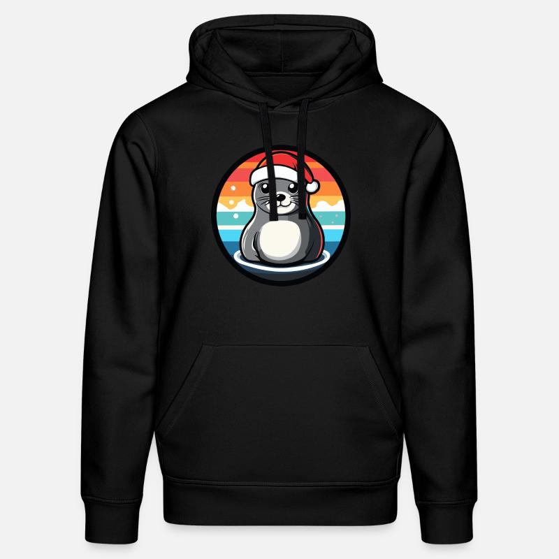 Robbe X-Mas Noël Noël - Sweat à capuche bio DRUMMER Stanley/Stella Unisexe - noir