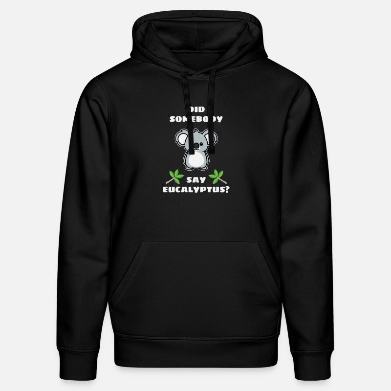 Koala - Stanley/Stella Unisex Bio-Hoodie DRUMMER  - Schwarz