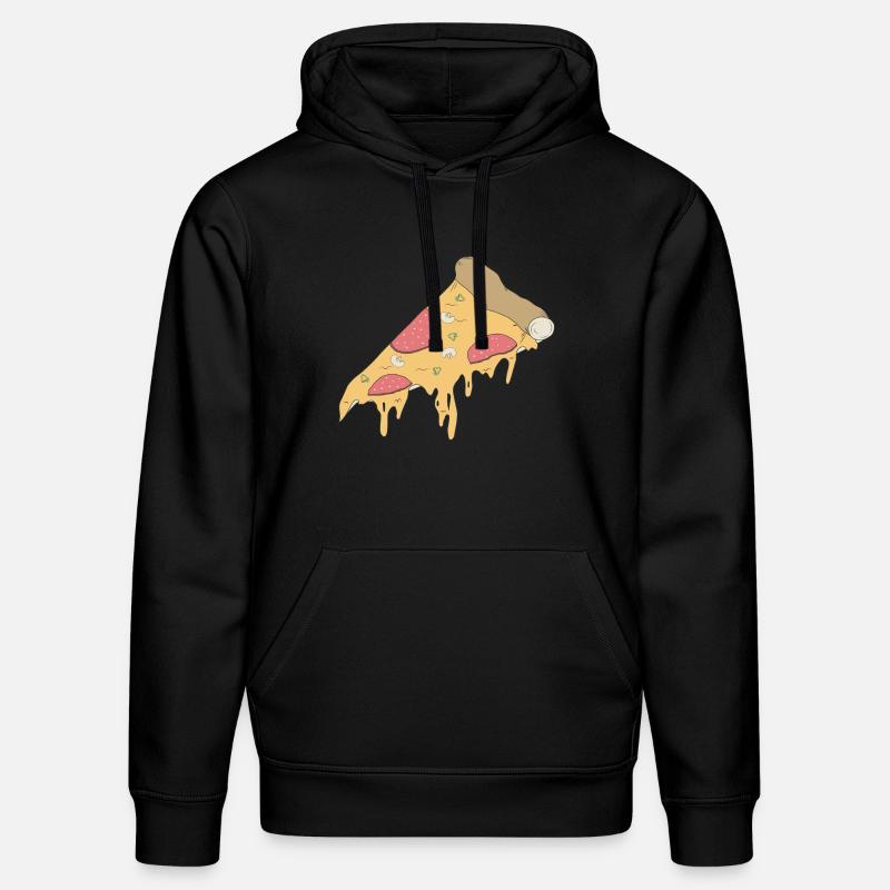 Pizza Bande Dessinée - Sweat à capuche bio DRUMMER Stanley/Stella Unisexe - noir