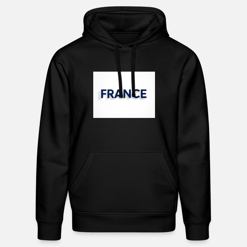 France - Sweat à capuche bio DRUMMER Stanley/Stella Unisexe - noir