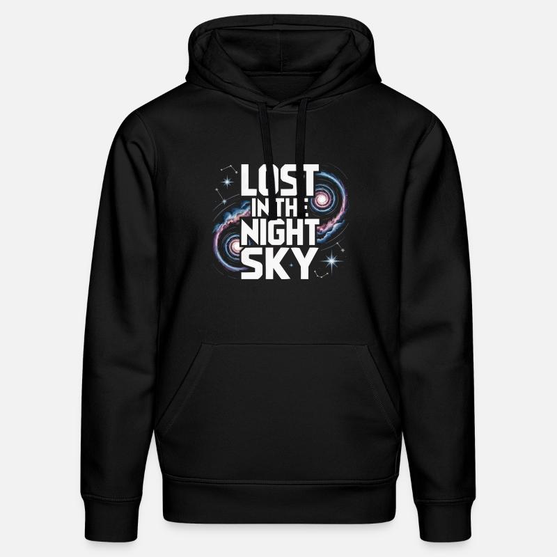Astronom Galaxy Outerspace Universe Astronomie - Stanley/Stella Unisex Bio-Hoodie DRUMMER  - Schwarz
