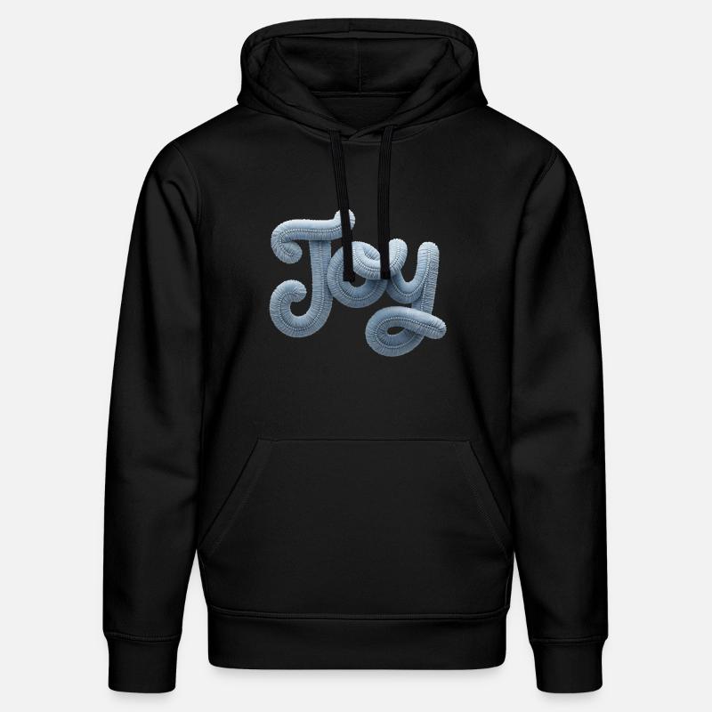 Joy Moderner Patchwork Look - Stanley/Stella Unisex Bio-Hoodie DRUMMER  - Schwarz