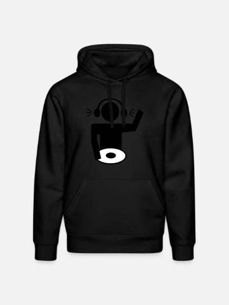 DJ - Stanley/Stella Unisex Bio-Hoodie DRUMMER  - Schwarz